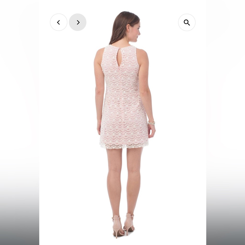 NWOT SOUTHERN TIDE SAWYER LACE DRESS IN SMOOTHIE PINK - Size 2 SKU:536 - Picture 4 of 13